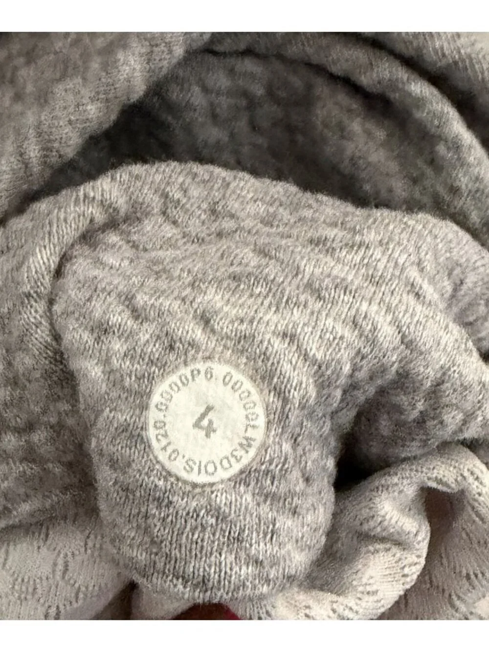 Lululemon Steady State Cotton Blend Women’s Gray Pullover Hoodie Sz 4